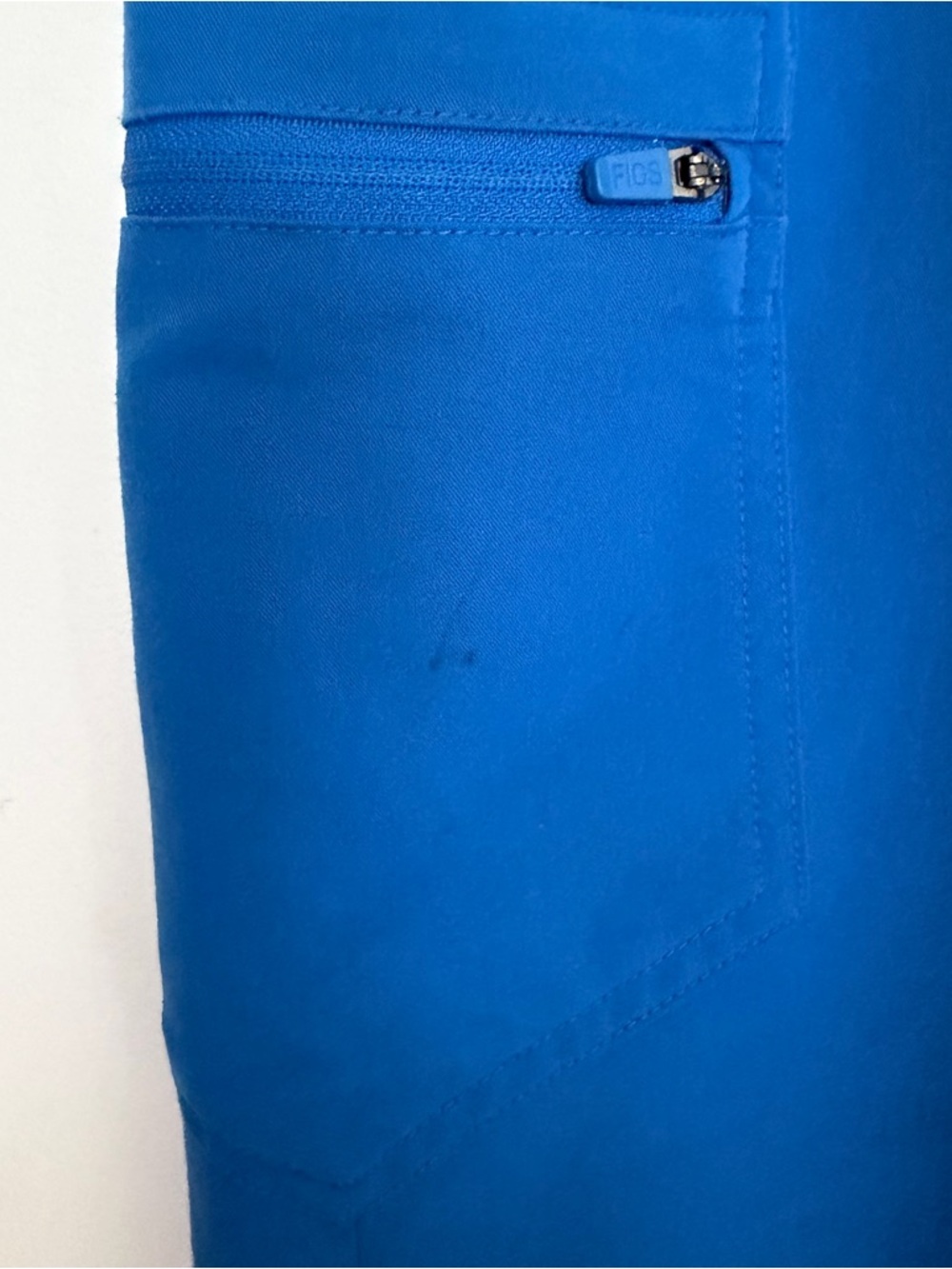 Women’s FIGS Scrub Top & Scrub Pants Royal Blue Set Large Tall - Picture 6 of 9